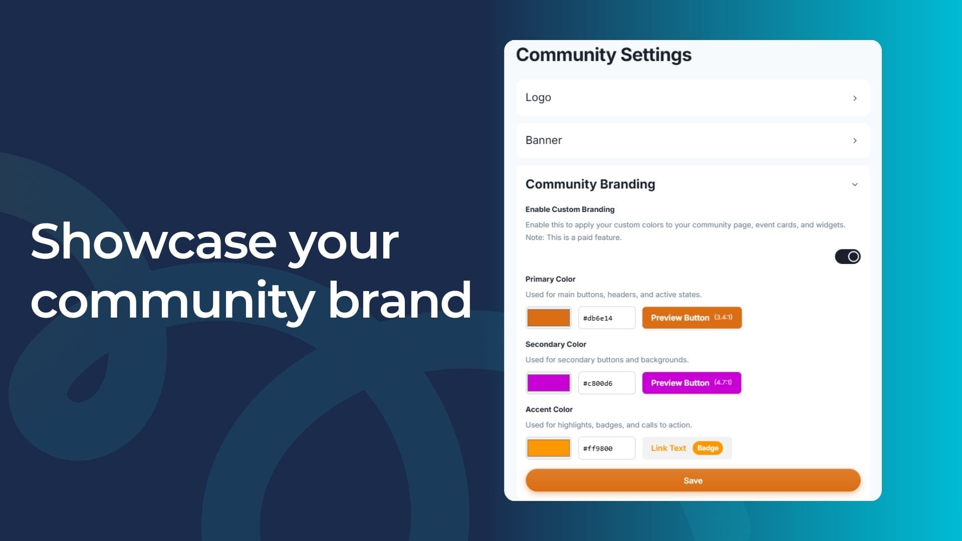 Your Community, Your Brand